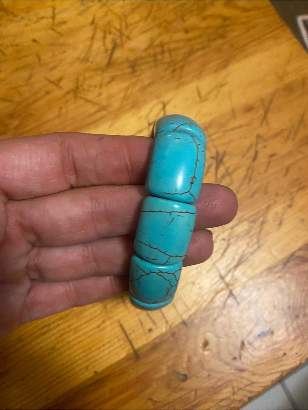 Turquoise Statement Stretch Bracelet
